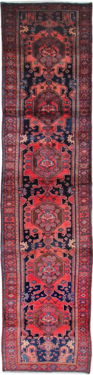 Persian Rug Kordi 15'0"x3'6" 15'0"x3'6", Persian Rug Knotted by hand