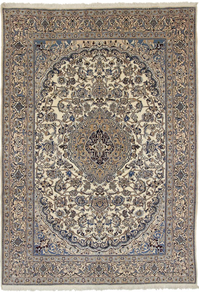 Persian Rug Nain 9La 9'9"x6'10" 9'9"x6'10", Persian Rug Knotted by hand