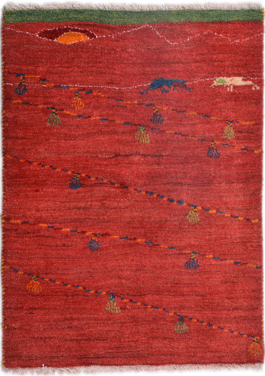 Perzisch tapijt Perzisch Gabbeh Loribaft 87x66 87x66, Perzisch tapijt Handgeknoopte