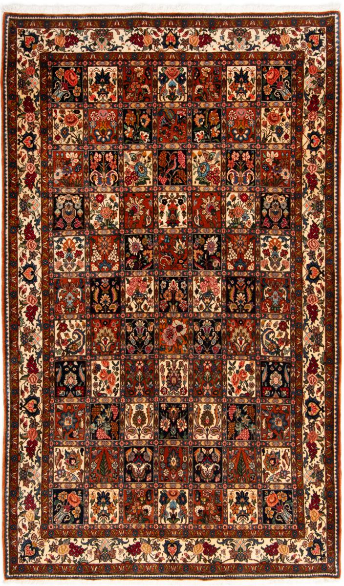 Persian Rug Bakhtiari 8'3"x4'11" 8'3"x4'11", Persian Rug Knotted by hand