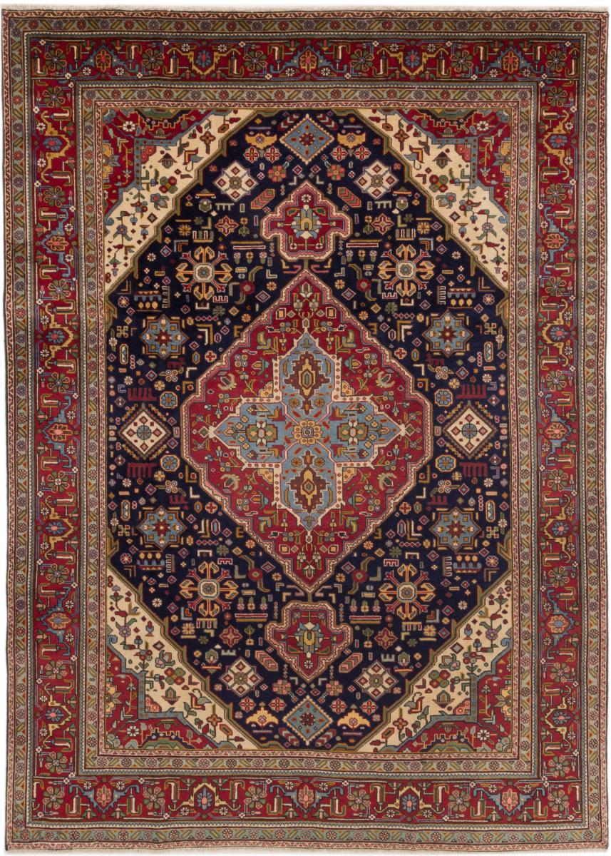 Persian Rug Tabriz 9'10"x6'11" 9'10"x6'11", Persian Rug Knotted by hand