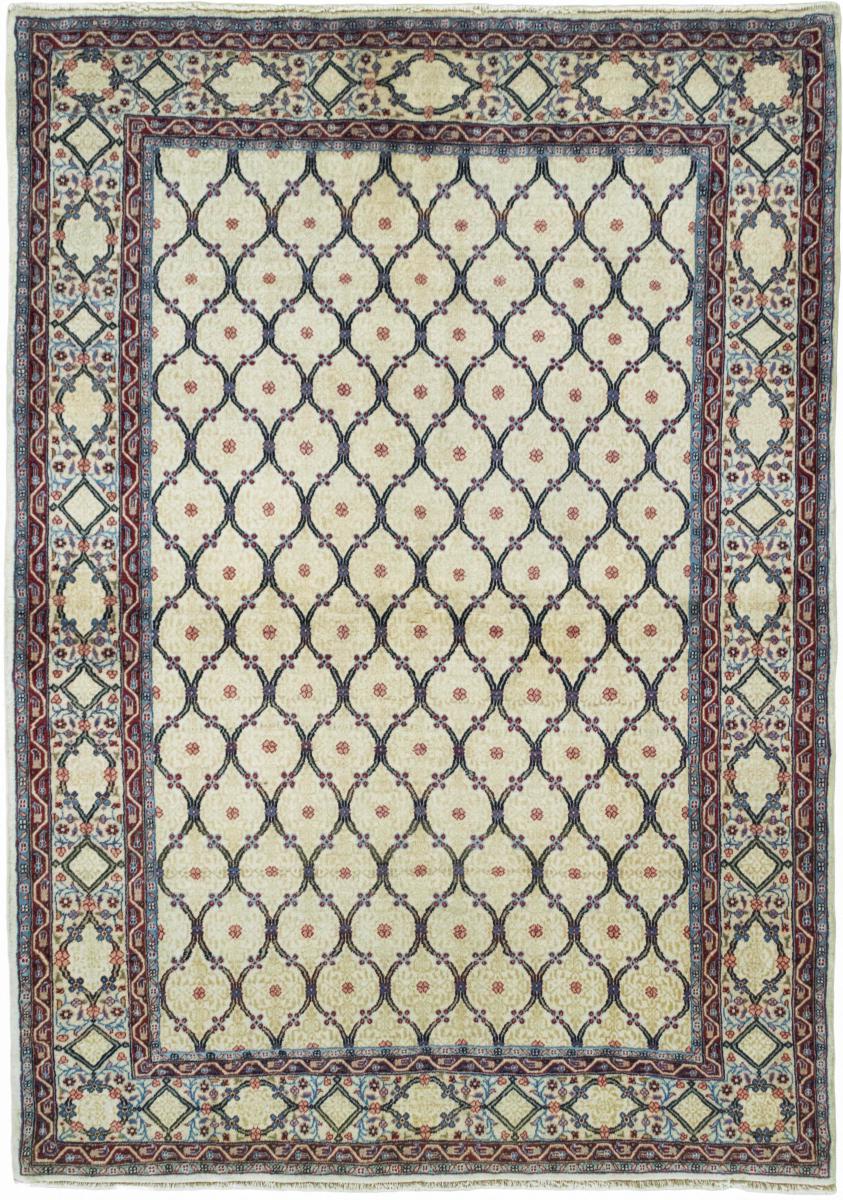 Persian Rug Hamadan 6'6"x4'7" 6'6"x4'7", Persian Rug Knotted by hand