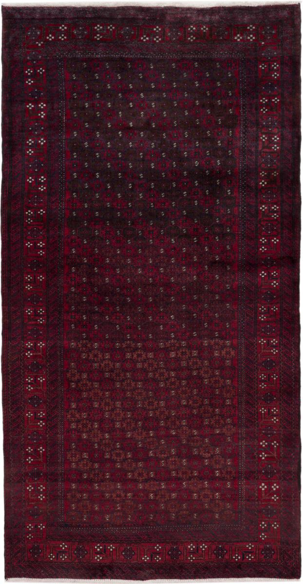 Persian Rug Baluch 6'8"x3'5" 6'8"x3'5", Persian Rug Knotted by hand
