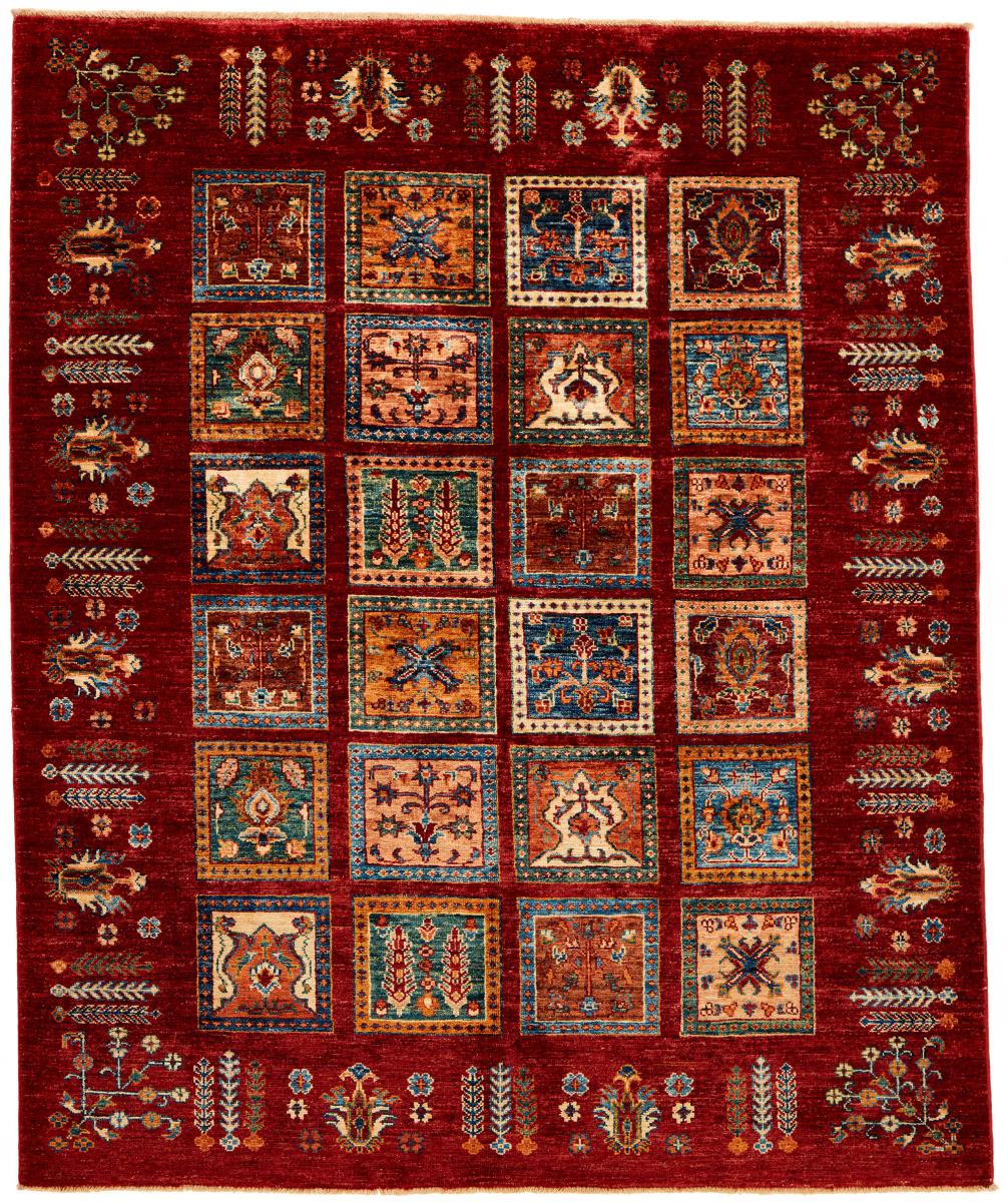 Afghanischer Teppich Arijana Bakhtiari 189x159 189x159, Perserteppich Handgeknüpft