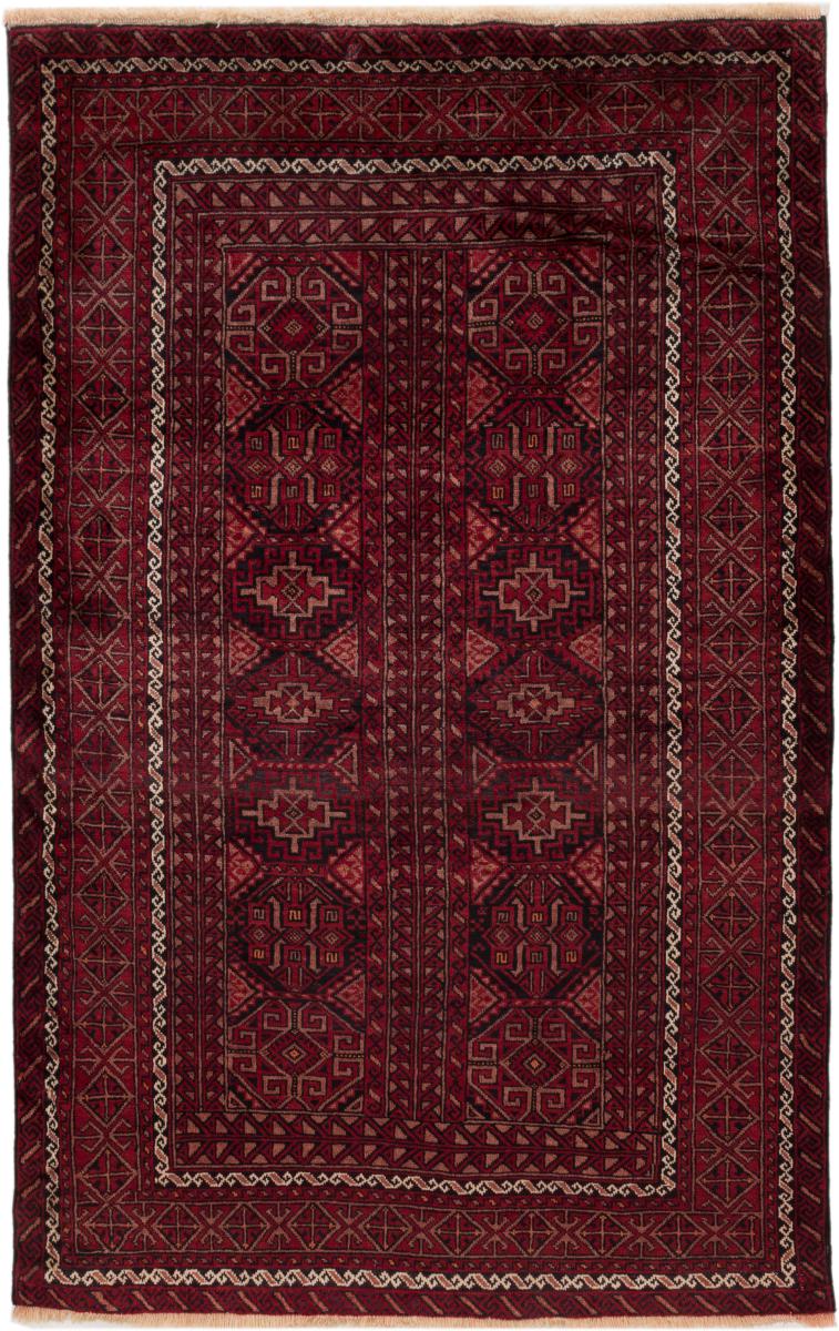 Persian Rug Baluch 6'5"x4'1" 6'5"x4'1", Persian Rug Knotted by hand