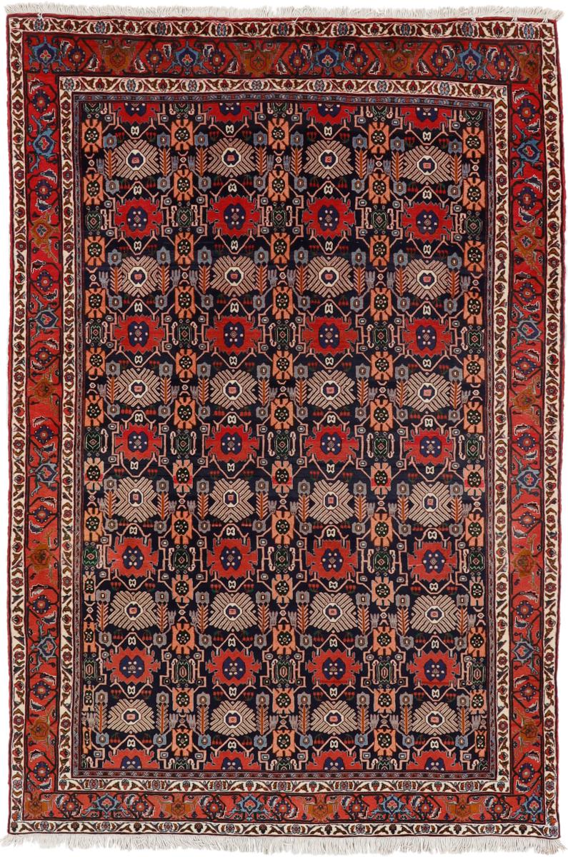 Persian Rug Senneh 9'9"x6'5" 9'9"x6'5", Persian Rug Knotted by hand