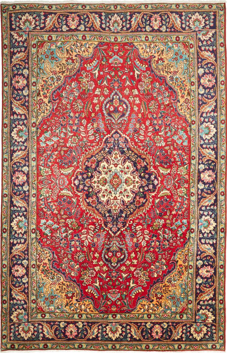  ペルシャ絨毯 タブリーズ 306x199 306x199,  ペルシャ絨毯 手織り