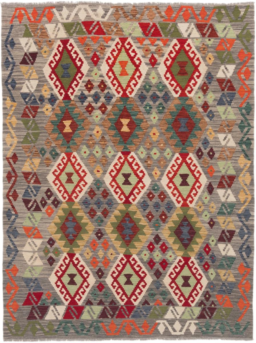 Afghanska mattan Kilim Afghan 204x156 204x156, Persisk matta handvävd 