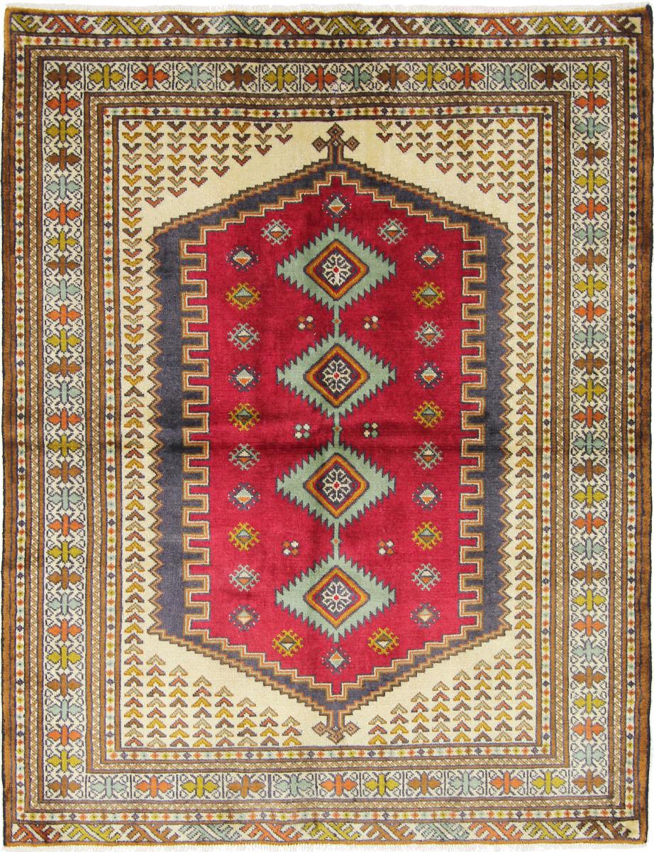 Tapis persan Hamadan 173x134 173x134, Tapis persan Noué à la main