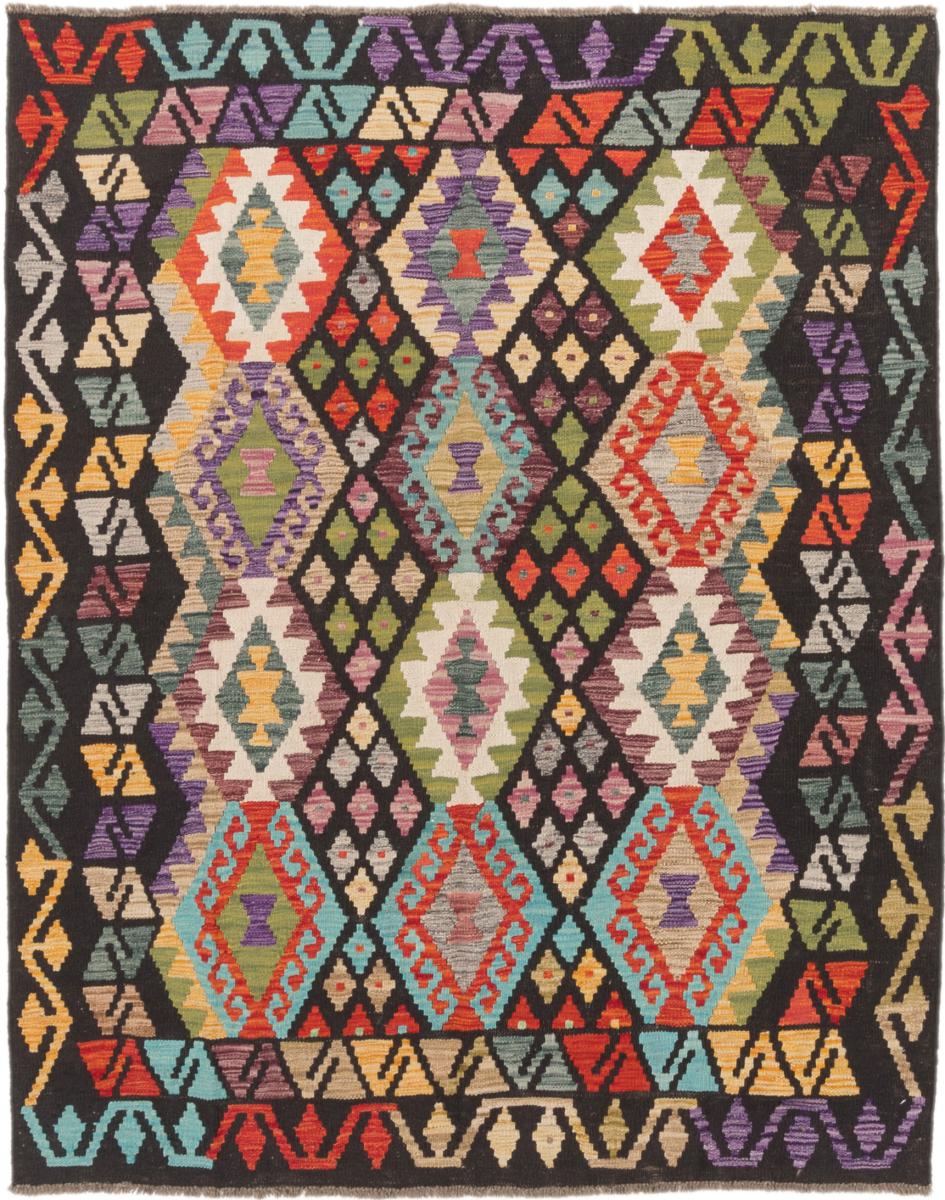 Afghanischer Teppich Kelim Afghan 196x157 196x157, Perserteppich Handgewebt