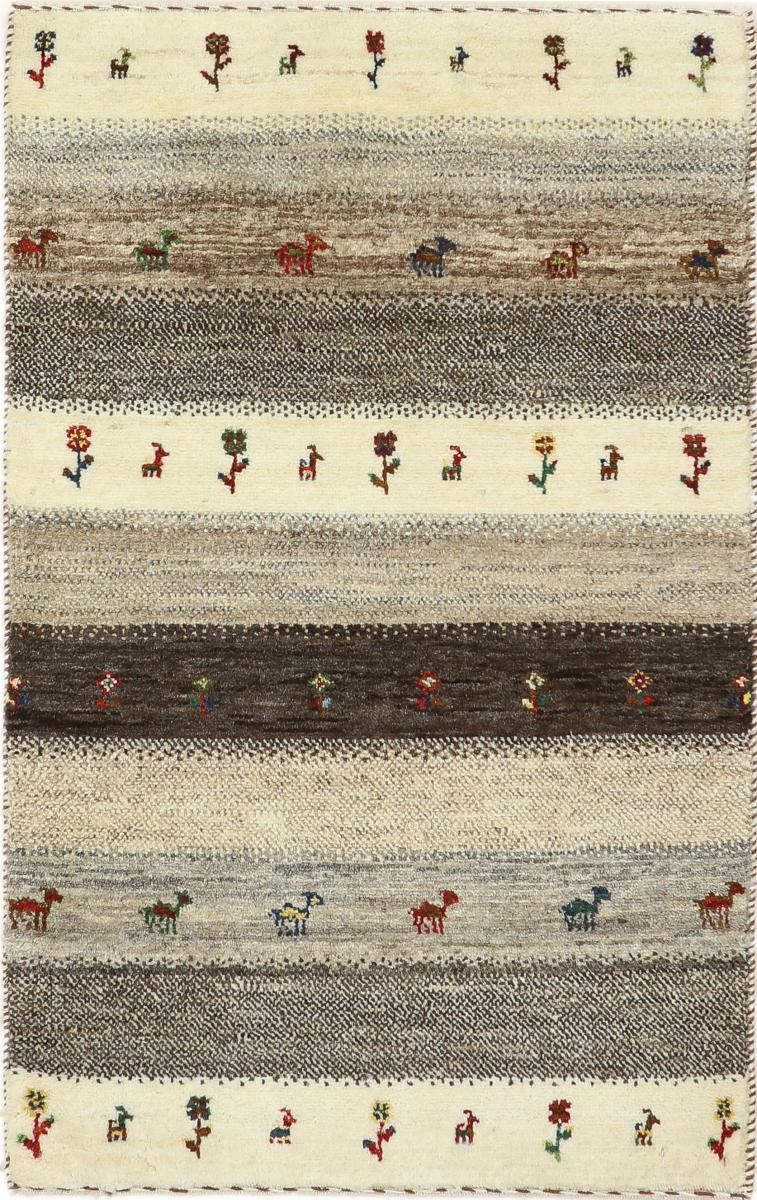 Perzisch tapijt Perzisch Gabbeh Loribaft Nature 99x62 99x62, Perzisch tapijt Handgeknoopte