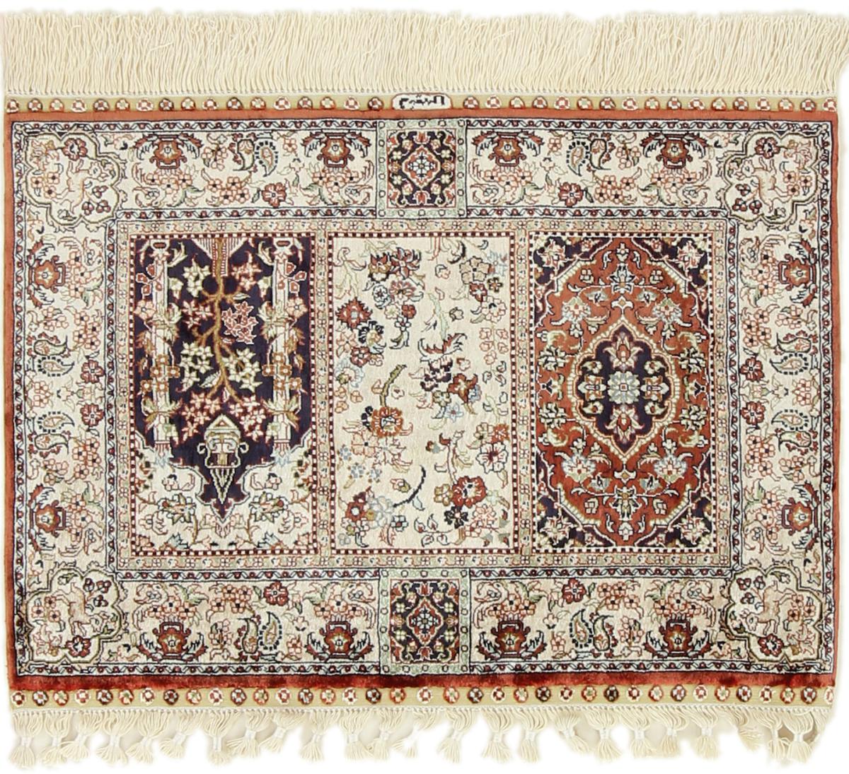 Chinese rug Hereke Silk 45x63 45x63, Persian Rug Knotted by hand
