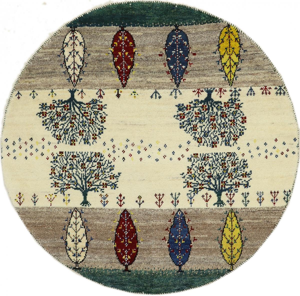 Perzisch tapijt Perzisch Gabbeh Loribaft Nature 95x95 95x95, Perzisch tapijt Handgeknoopte