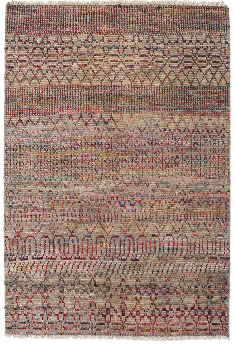 Indiaas tapijt Sadraa 186x126 186x126, Perzisch tapijt Handgeknoopte