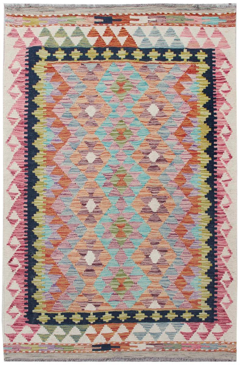 Afghanischer Teppich Kelim Afghan 147x98 147x98, Perserteppich Handgewebt