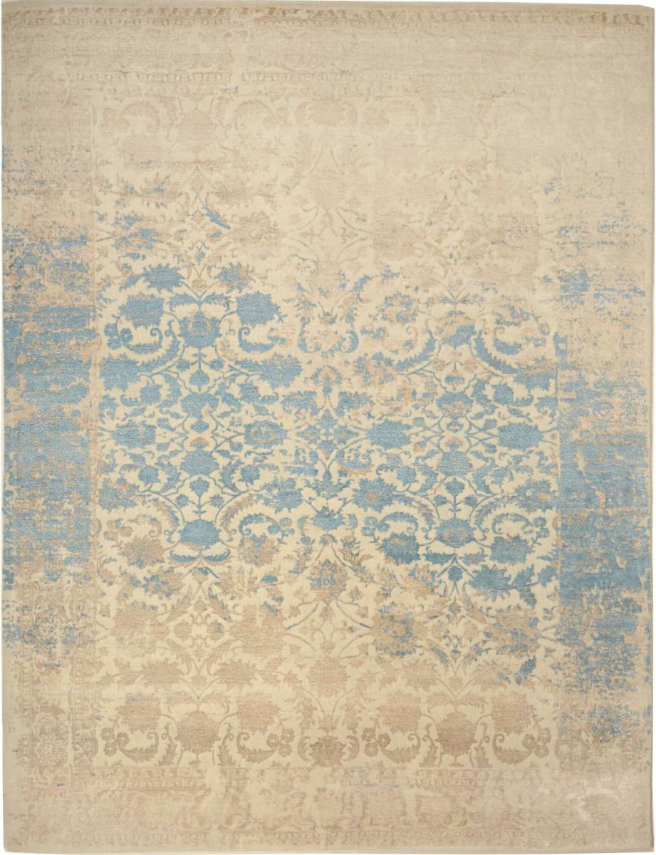 Indo rug Sadraa Onyx 11'10"x8'11" 11'10"x8'11", Persian Rug Knotted by hand