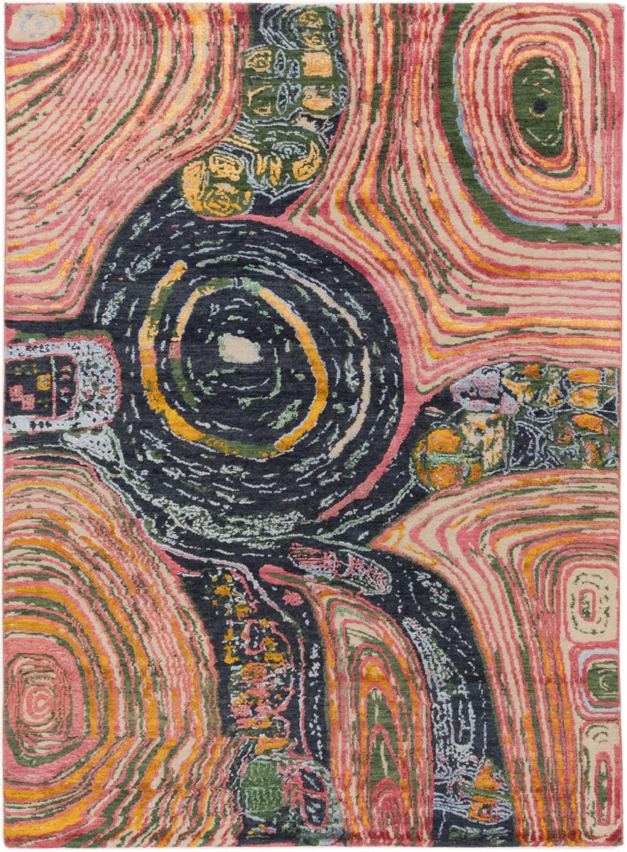 Indischer Teppich Sadraa 240x176 240x176, Perserteppich Handgeknüpft