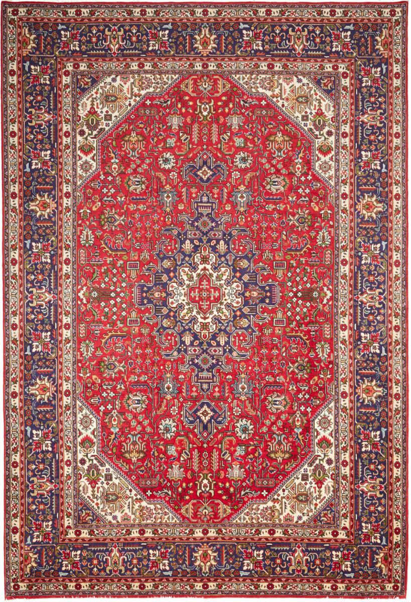 Perzisch tapijt Tabriz 9'9"x6'7" 9'9"x6'7", Perzisch tapijt Handgeknoopte