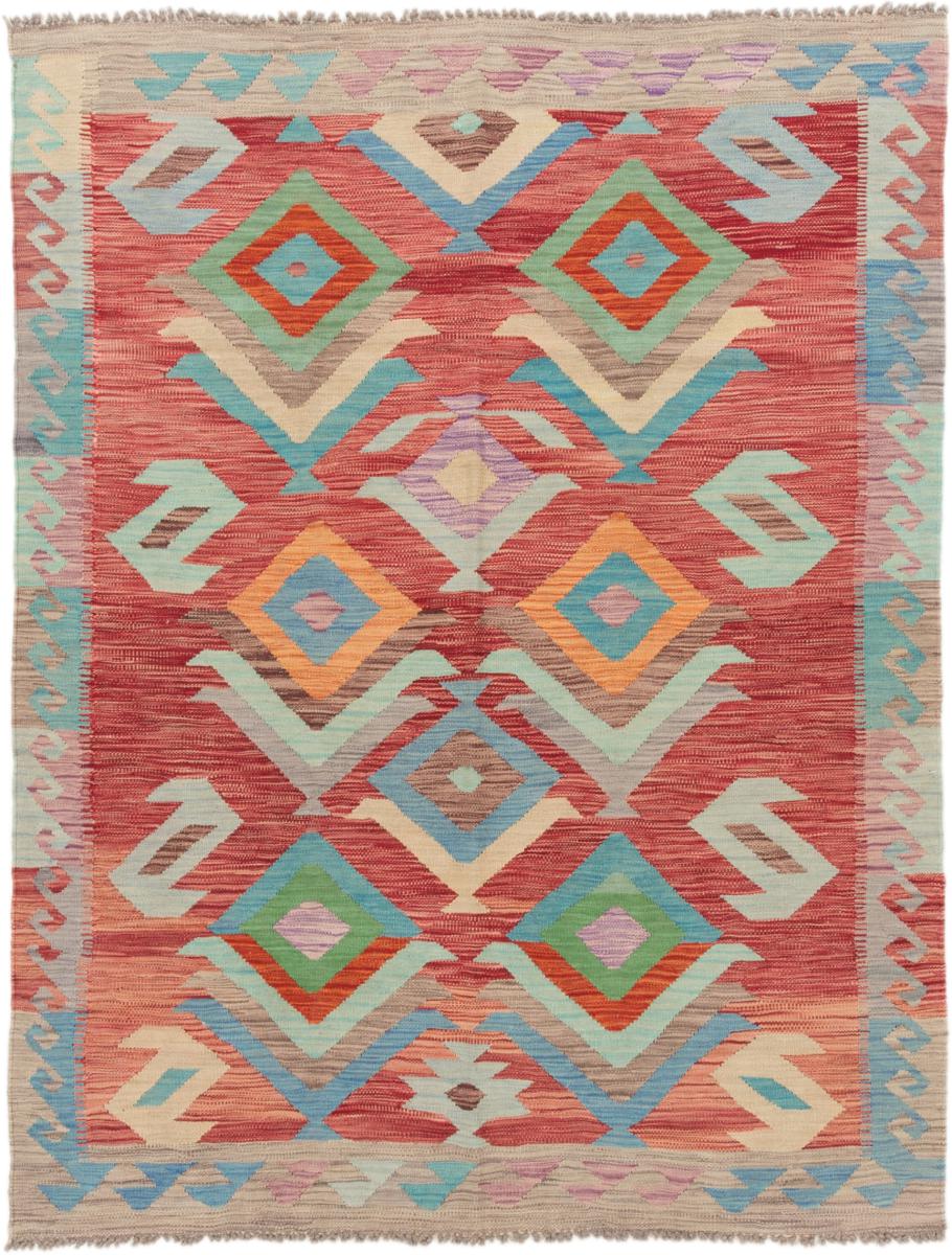 Dywan afgański Kilim Afghan 6'6"x5'0" 6'6"x5'0", Dywan perski Ręcznie tkane