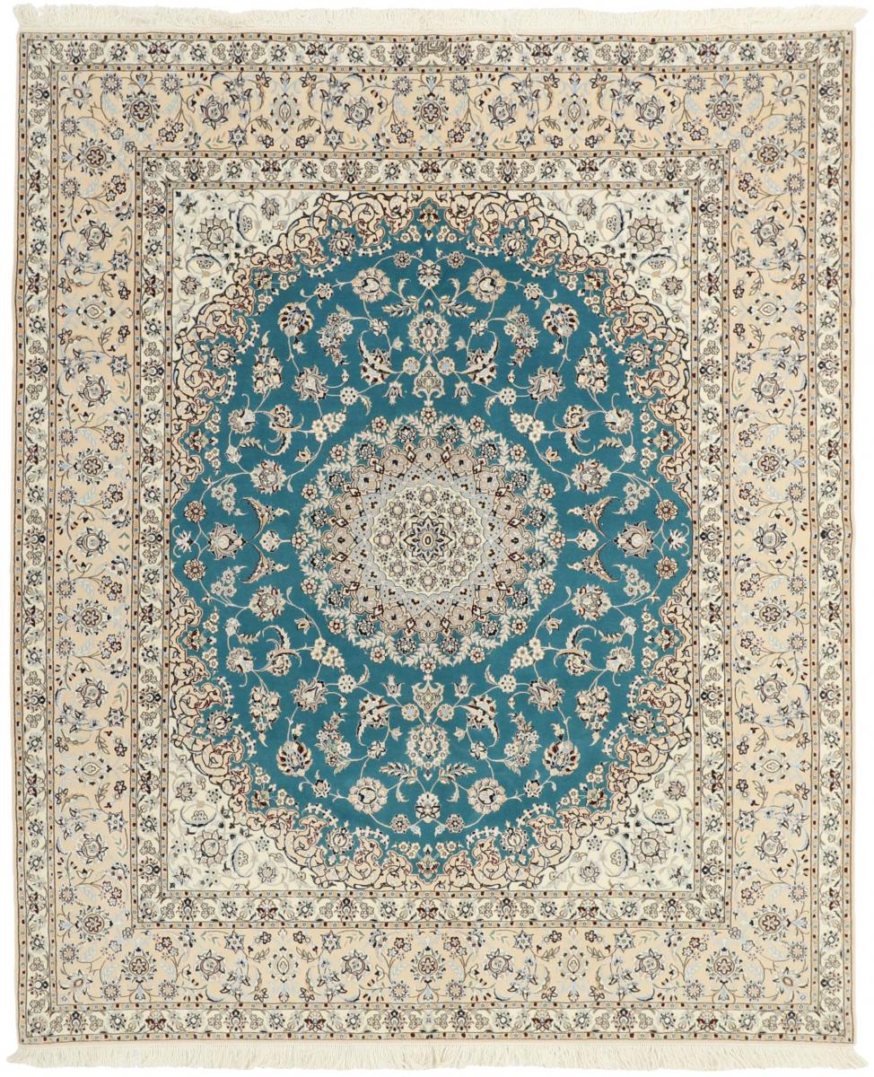 Perzisch tapijt Nain 6La 249x209 249x209, Perzisch tapijt Handgeknoopte
