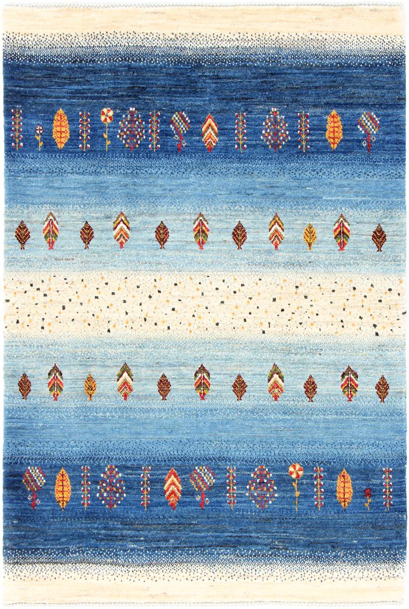 Tapis persan Persan Gabbeh Loribaft Nowbaft 4'11"x3'3" 4'11"x3'3", Tapis persan Noué à la main