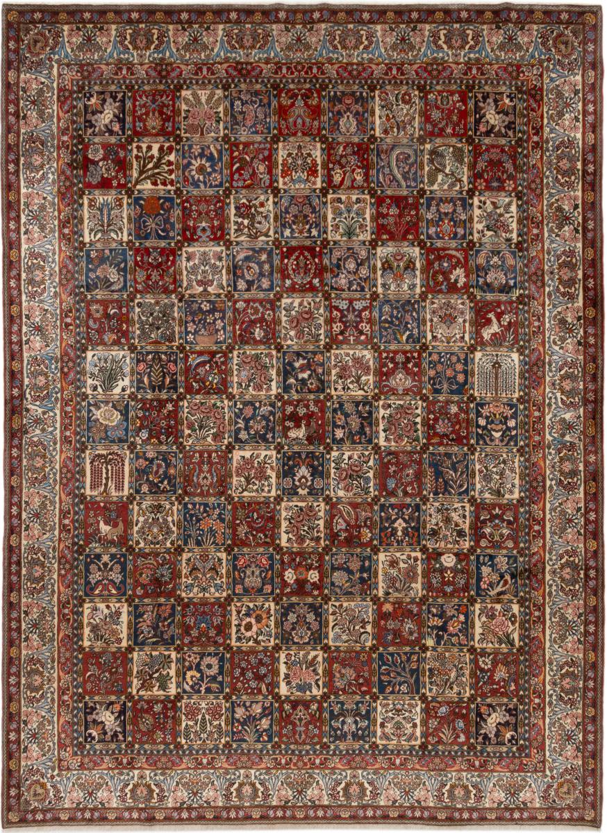 Perzisch tapijt Bakhtiari 13'5"x10'2" 13'5"x10'2", Perzisch tapijt Handgeknoopte
