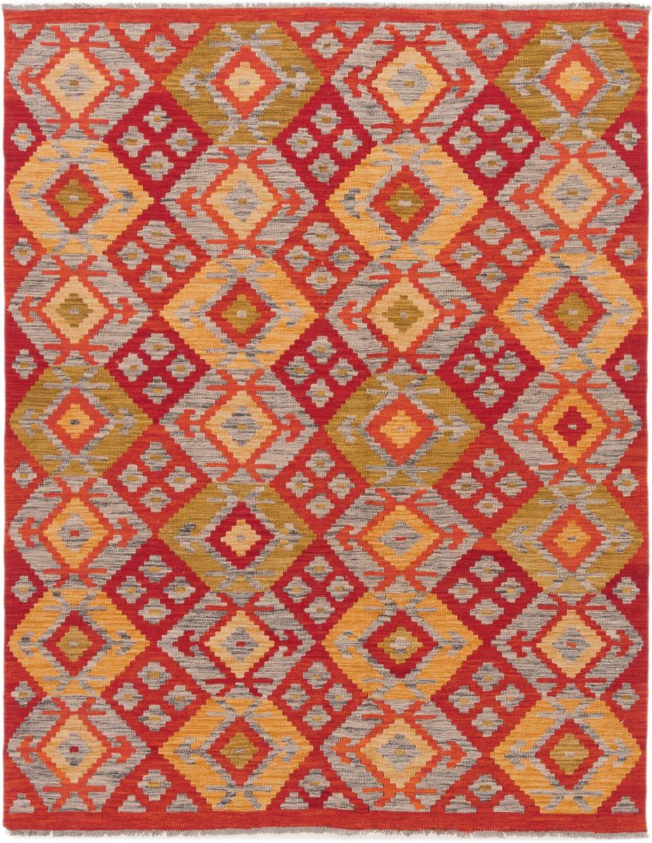 Afghanischer Teppich Kelim Afghan 195x153 195x153, Perserteppich Handgewebt