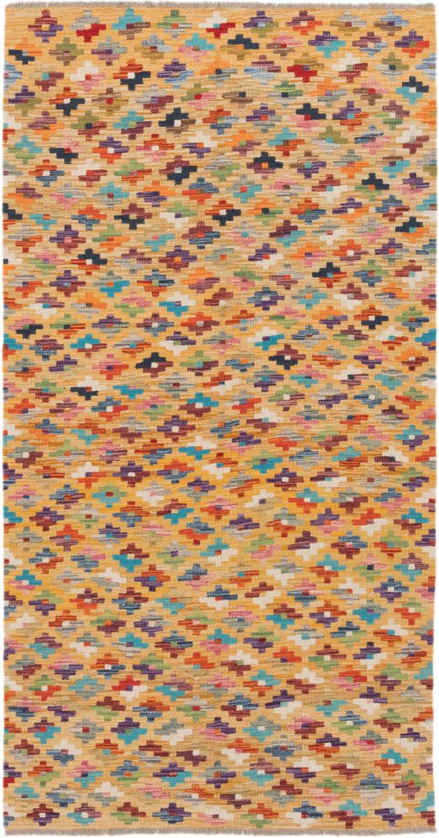 Afghanischer Teppich Kelim Afghan 200x105 200x105, Perserteppich Handgewebt
