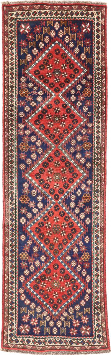 Persian Rug Shiraz 8'10"x2'7" 8'10"x2'7", Persian Rug Knotted by hand