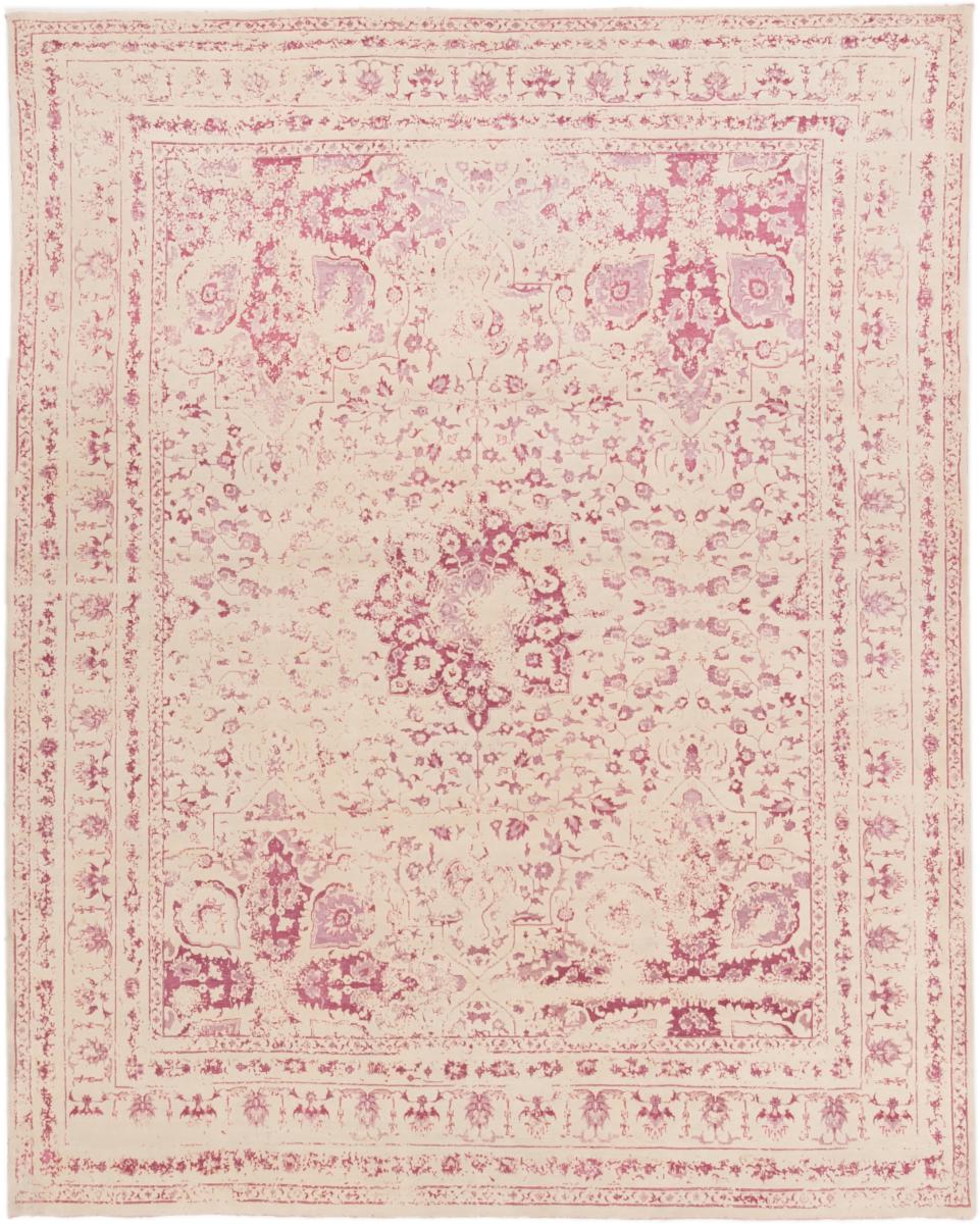 Indo rug Sadraa 10'2"x8'4" 10'2"x8'4", Persian Rug Knotted by hand