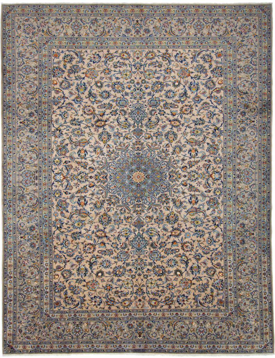 Persian Rug Keshan 13'0"x10'0" 13'0"x10'0", Persian Rug Knotted by hand