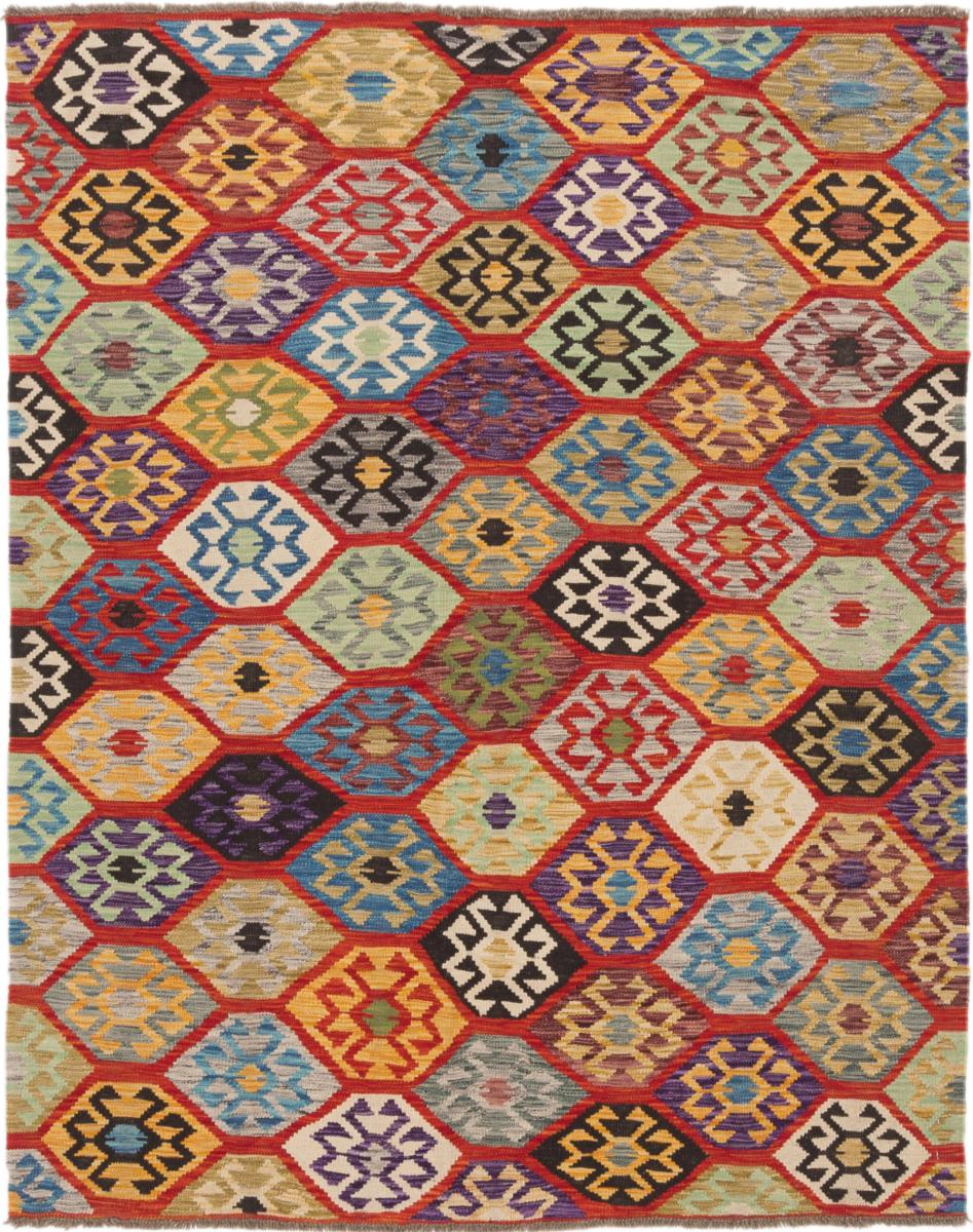 Alfombra afgana Kilim Afghan 6'8"x5'3" 6'8"x5'3", Alfombra persa Tejido a mano