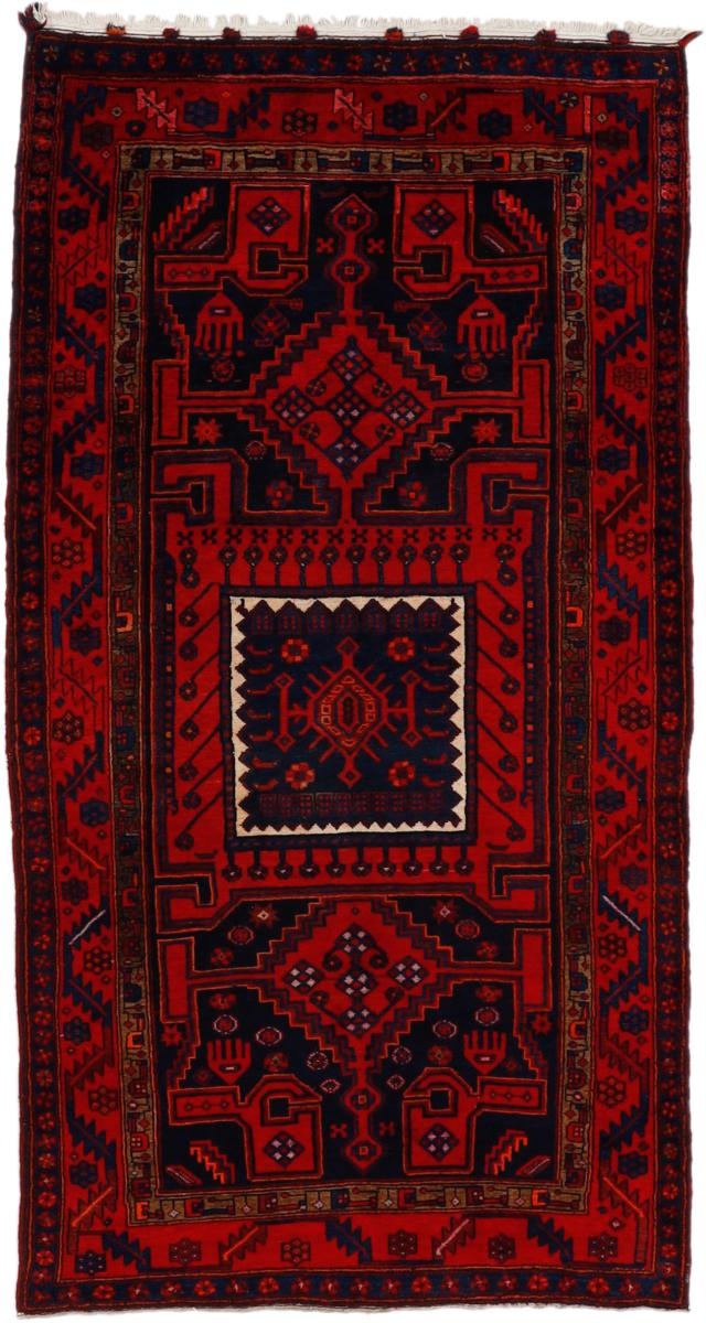  ペルシャ絨毯 Kordi 8'6"x4'6" 8'6"x4'6",  ペルシャ絨毯 手織り