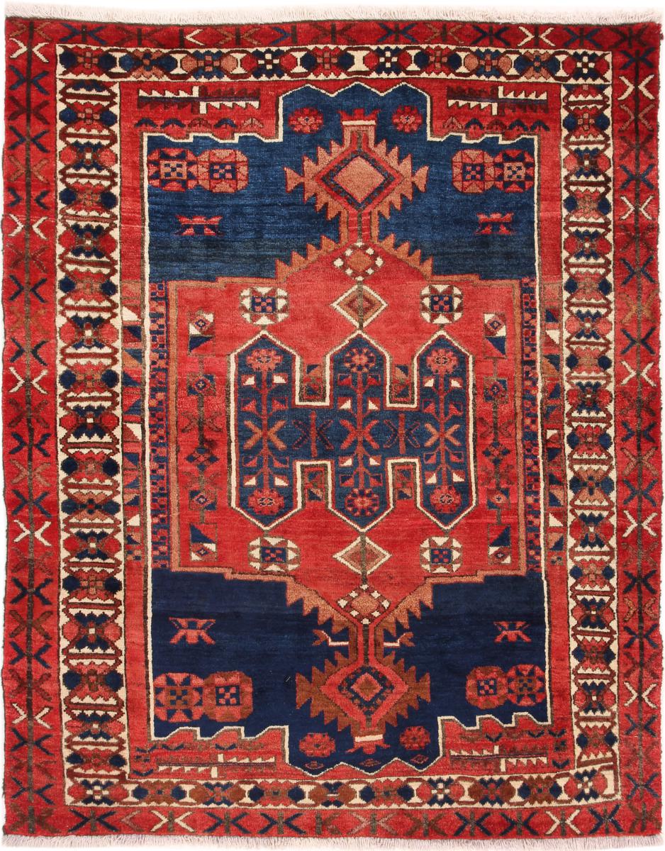 Persian Rug Hamadan 203x162 203x162, Persian Rug Knotted by hand