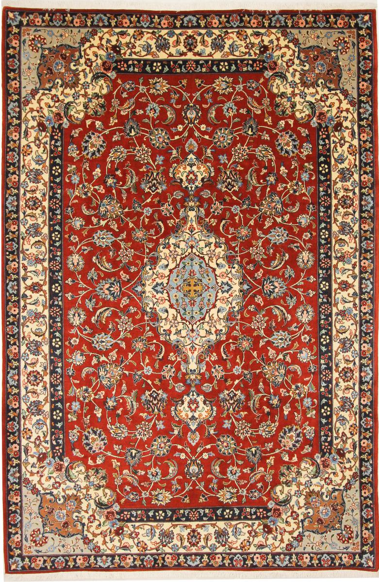 Persian Rug Mashad 10'4"x6'10" 10'4"x6'10", Persian Rug Knotted by hand
