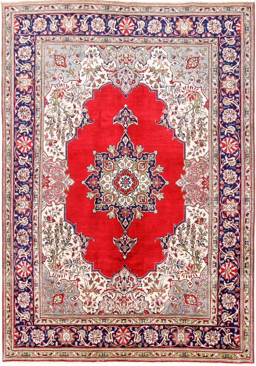 Persian Rug Tabriz 10'0"x6'11" 10'0"x6'11", Persian Rug Knotted by hand