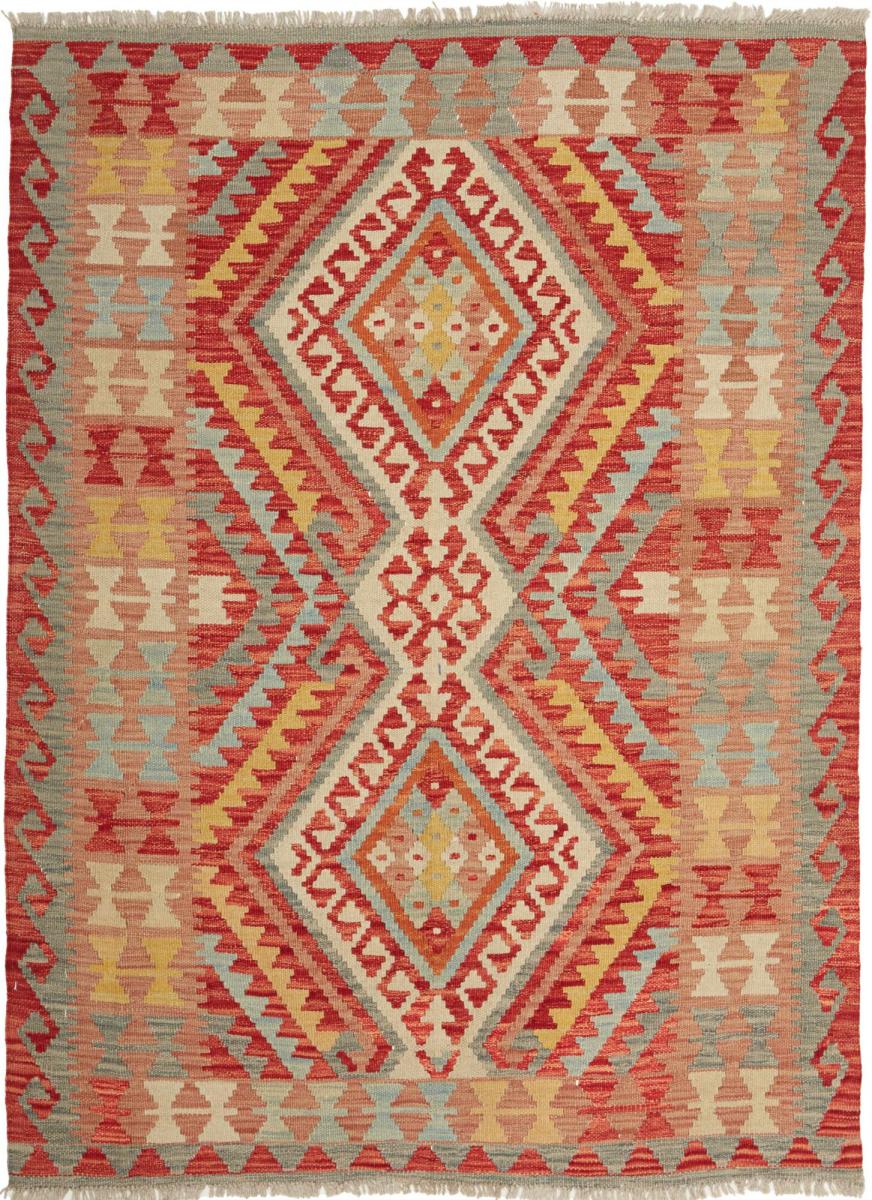 Afghanischer Teppich Kelim Afghan 166x125 166x125, Perserteppich Handgewebt