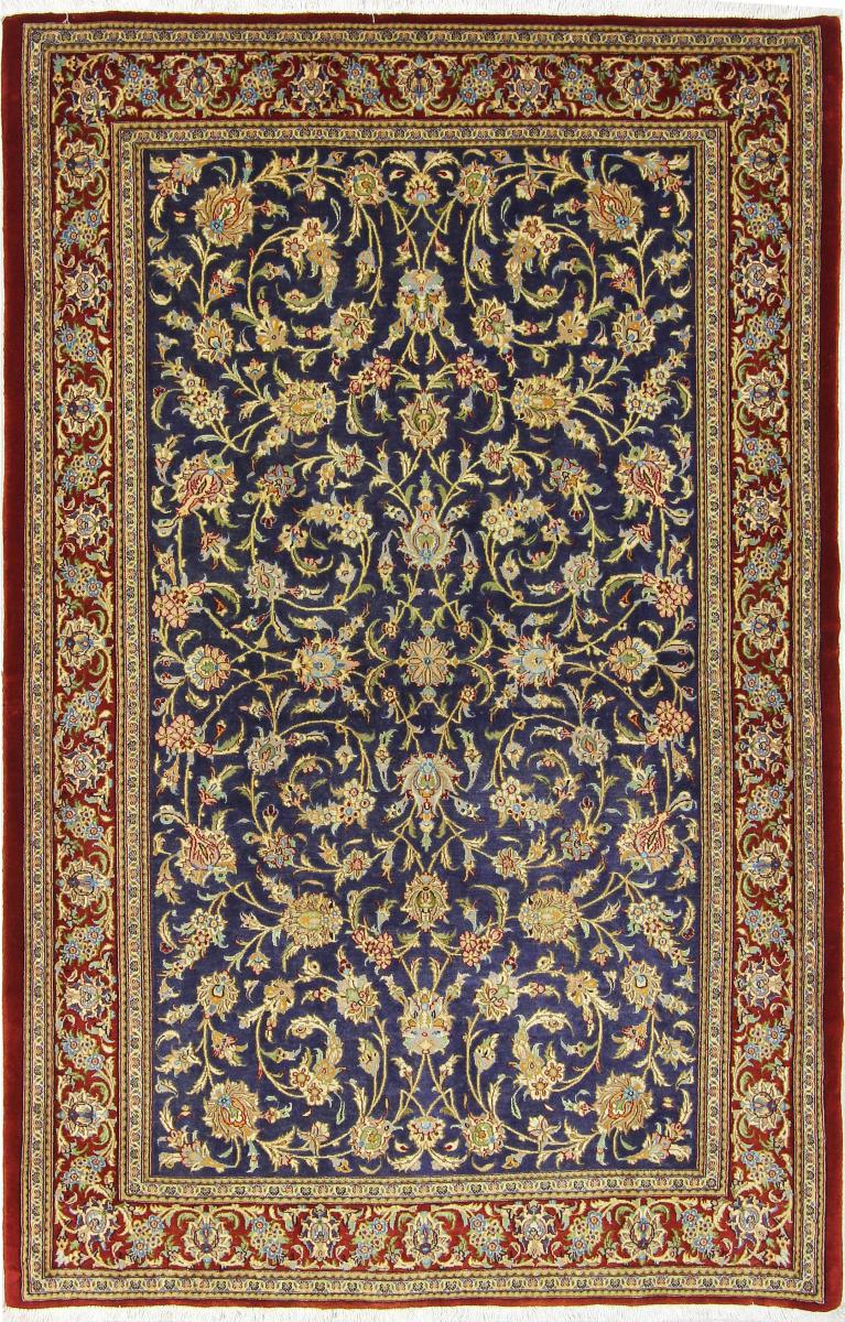 Persian Rug Qum Kork 202x134 202x134, Persian Rug Knotted by hand