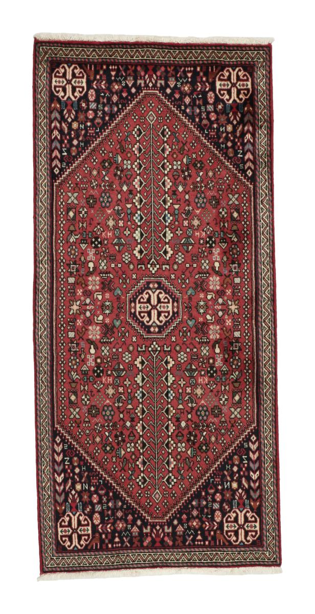 Persian Rug Abadeh 5'1"x2'3" 5'1"x2'3", Persian Rug Knotted by hand