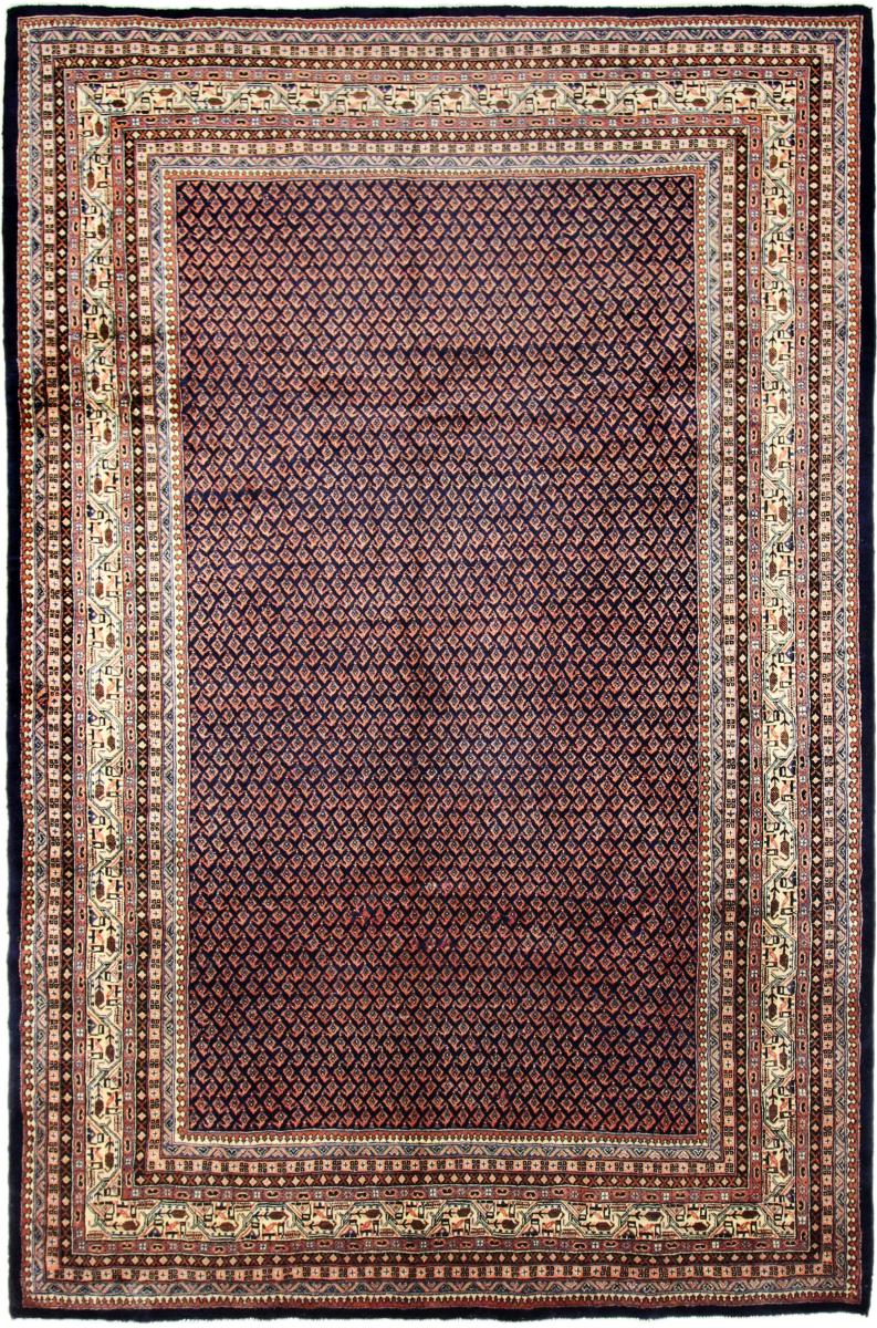 Persian Rug Sarouk Mir Boteh 10'4"x7'10" 10'4"x7'10", Persian Rug Knotted by hand