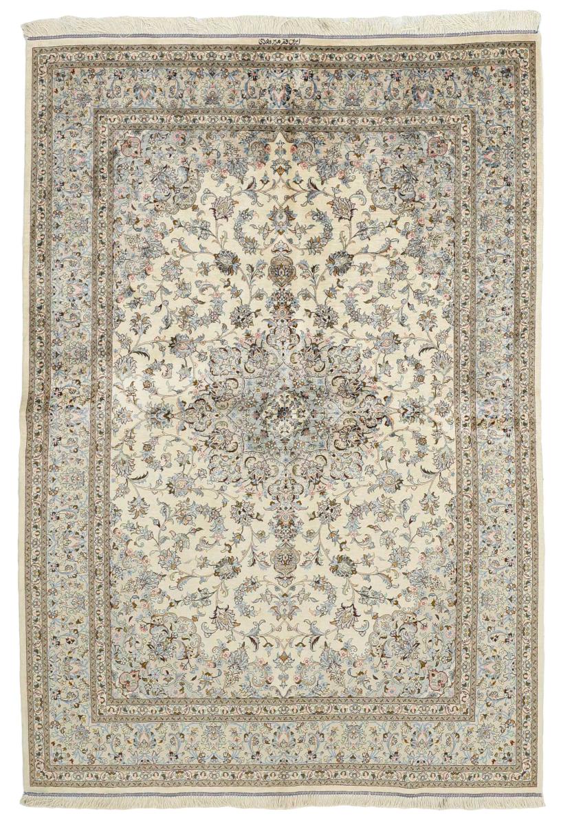 Persian Rug Qum Silk 195x131 195x131, Persian Rug Knotted by hand