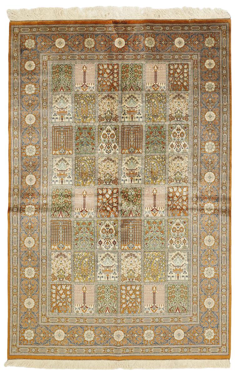 Persialainen matto Ghom Silkki 6'7"x4'5" 6'7"x4'5", Persialainen matto Solmittu käsin