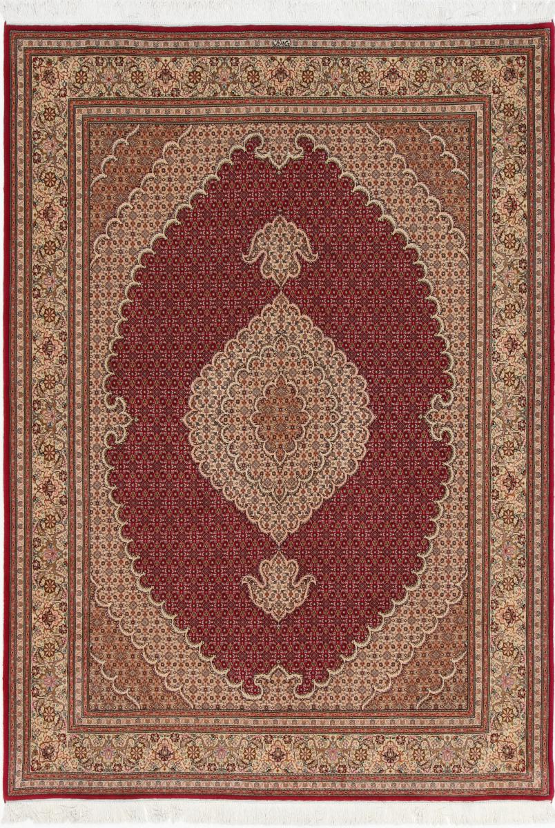 Persian Rug Tabriz Mahi Pirvasian 7'11"x5'7" 7'11"x5'7", Persian Rug Knotted by hand