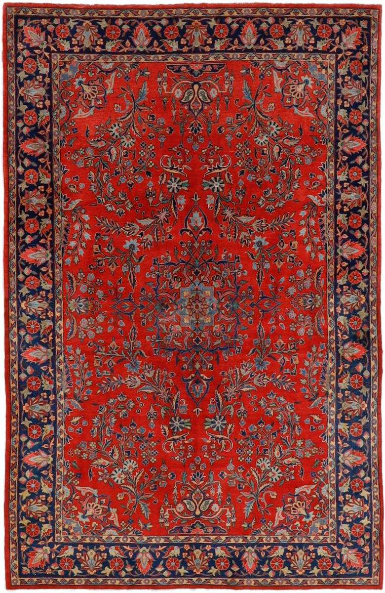 Perzisch tapijt American Keshan Antiek Manchester 201x129 201x129, Perzisch tapijt Handgeknoopte