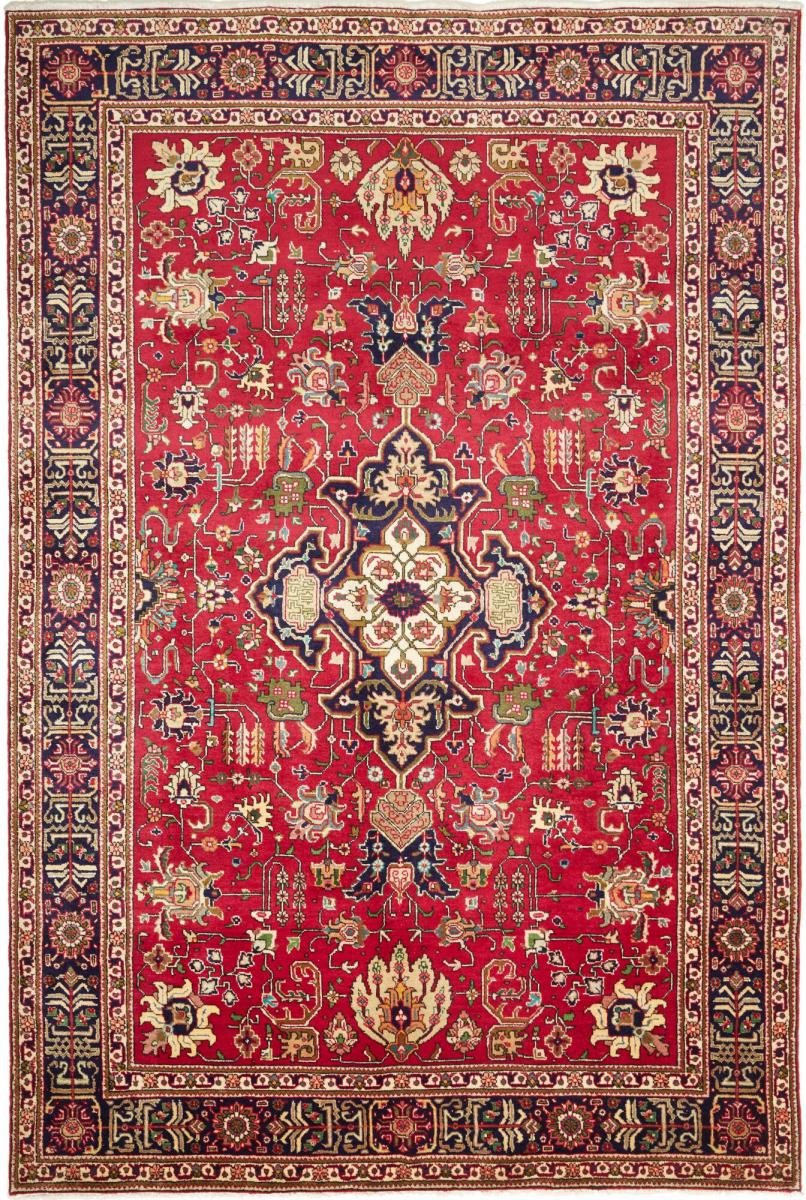 Tapis persan Tabriz 295x198 295x198, Tapis persan Noué à la main