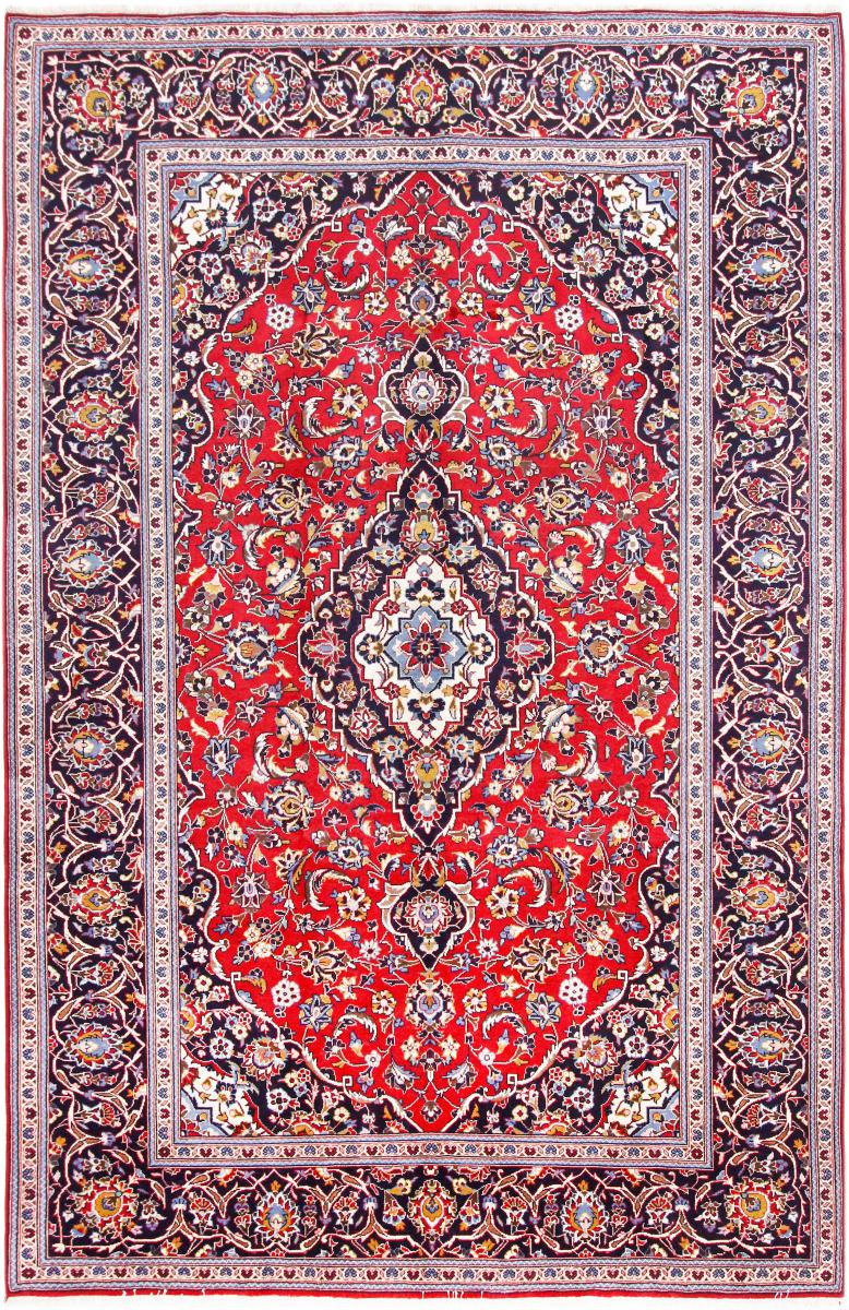 Persian Rug Keshan 9'11"x6'7" 9'11"x6'7", Persian Rug Knotted by hand