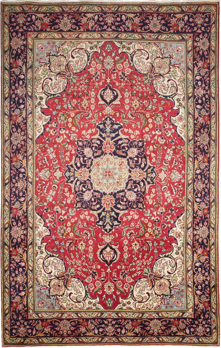 Persian Rug Tabriz 10'2"x6'6" 10'2"x6'6", Persian Rug Knotted by hand