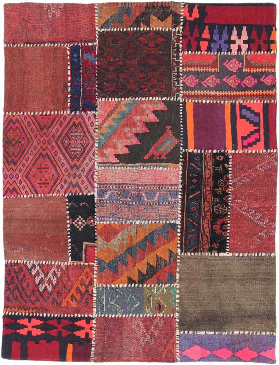 Perzsa szőnyeg Patchwork 174x131 174x131, Perzsa szőnyeg Kézzel csomózva