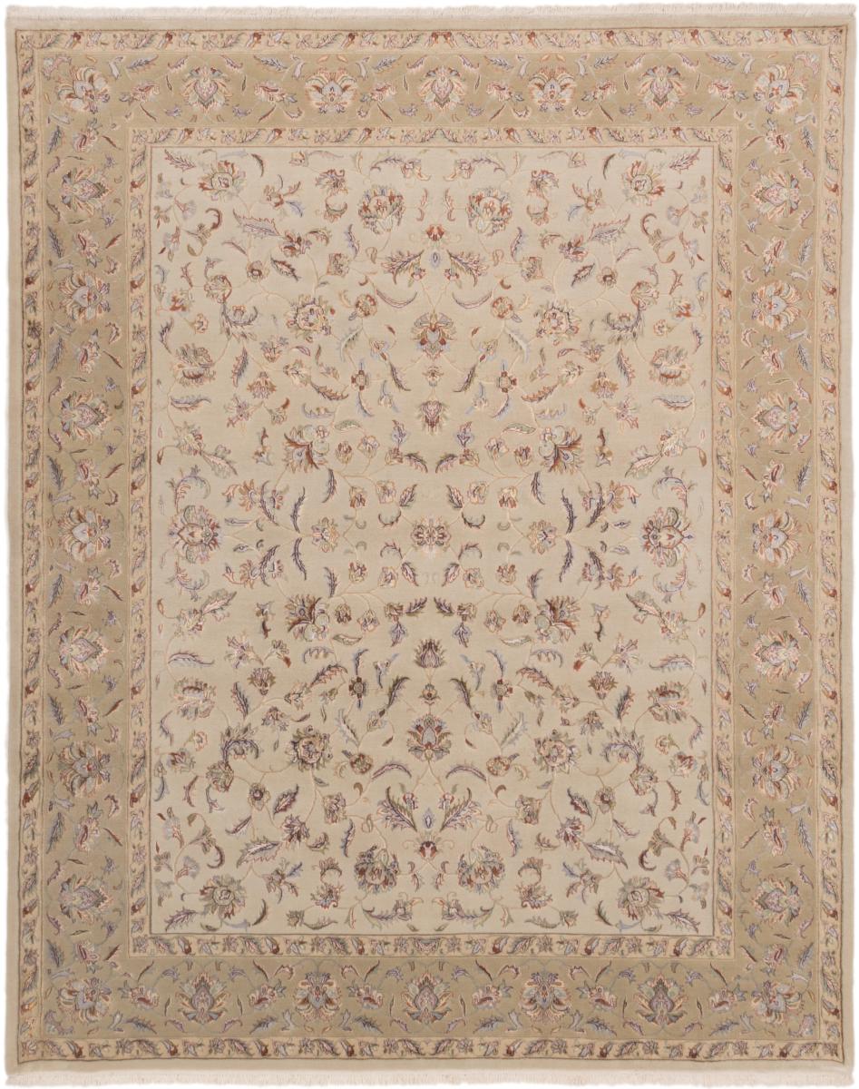 Indo rug Indo Tabriz 9'11"x7'11" 9'11"x7'11", Persian Rug Knotted by hand