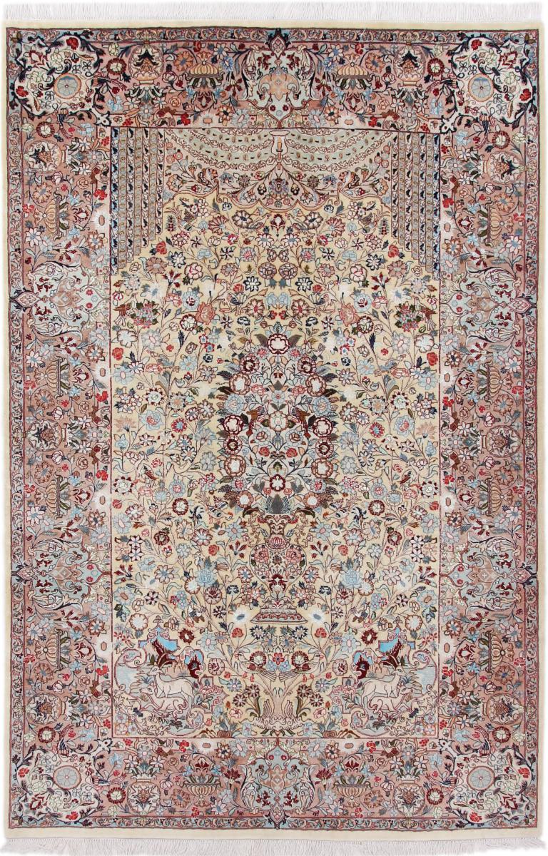 Tapis persan Kaschmar 294x197 294x197, Tapis persan Noué à la main